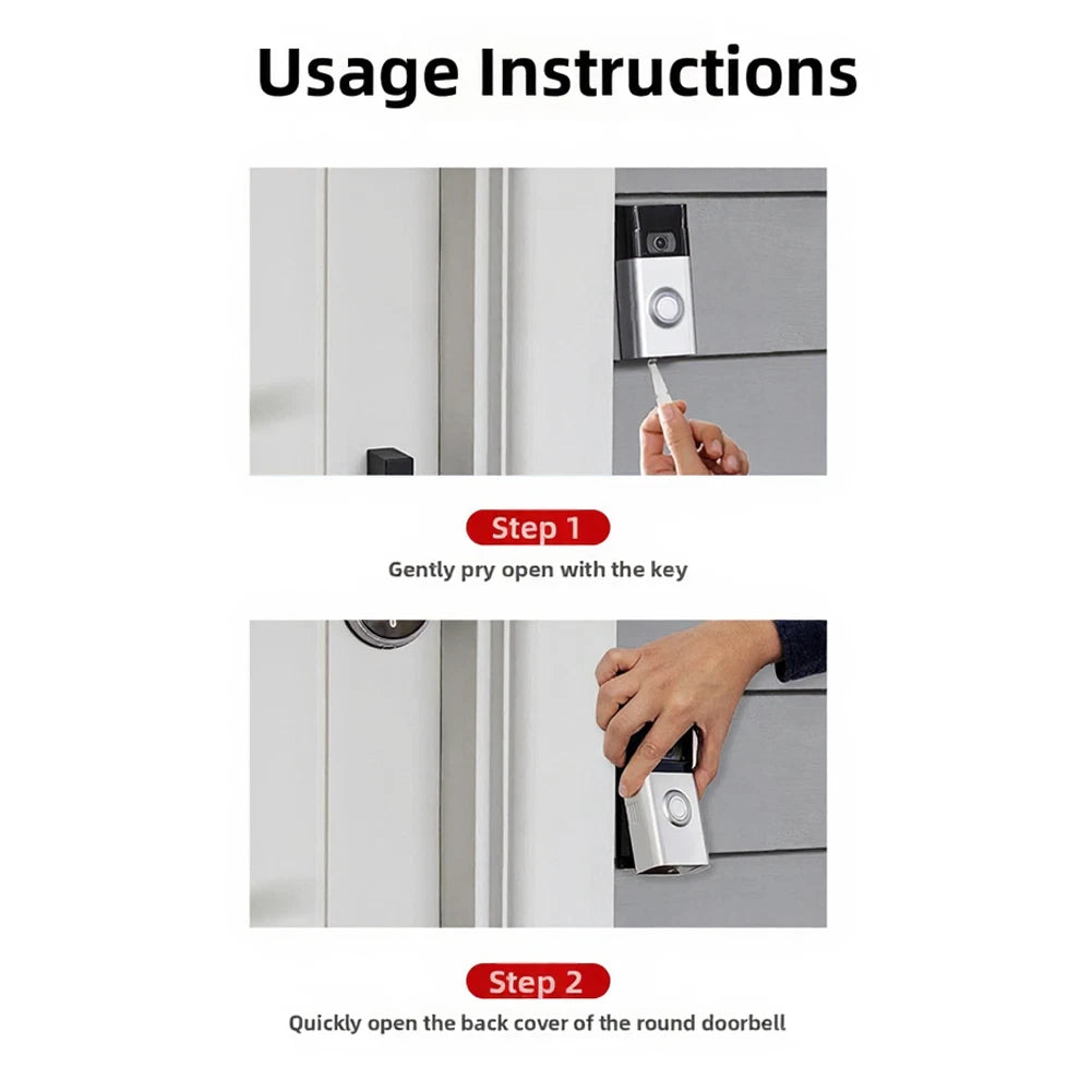 3pcs Doorbell Power Button Release Tool for Ring (Battery Replacement)