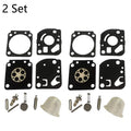 2X Carburetor Repair Kit for Zama RB-115 (C1U-W18, C1U-W18A, C1U-W24)