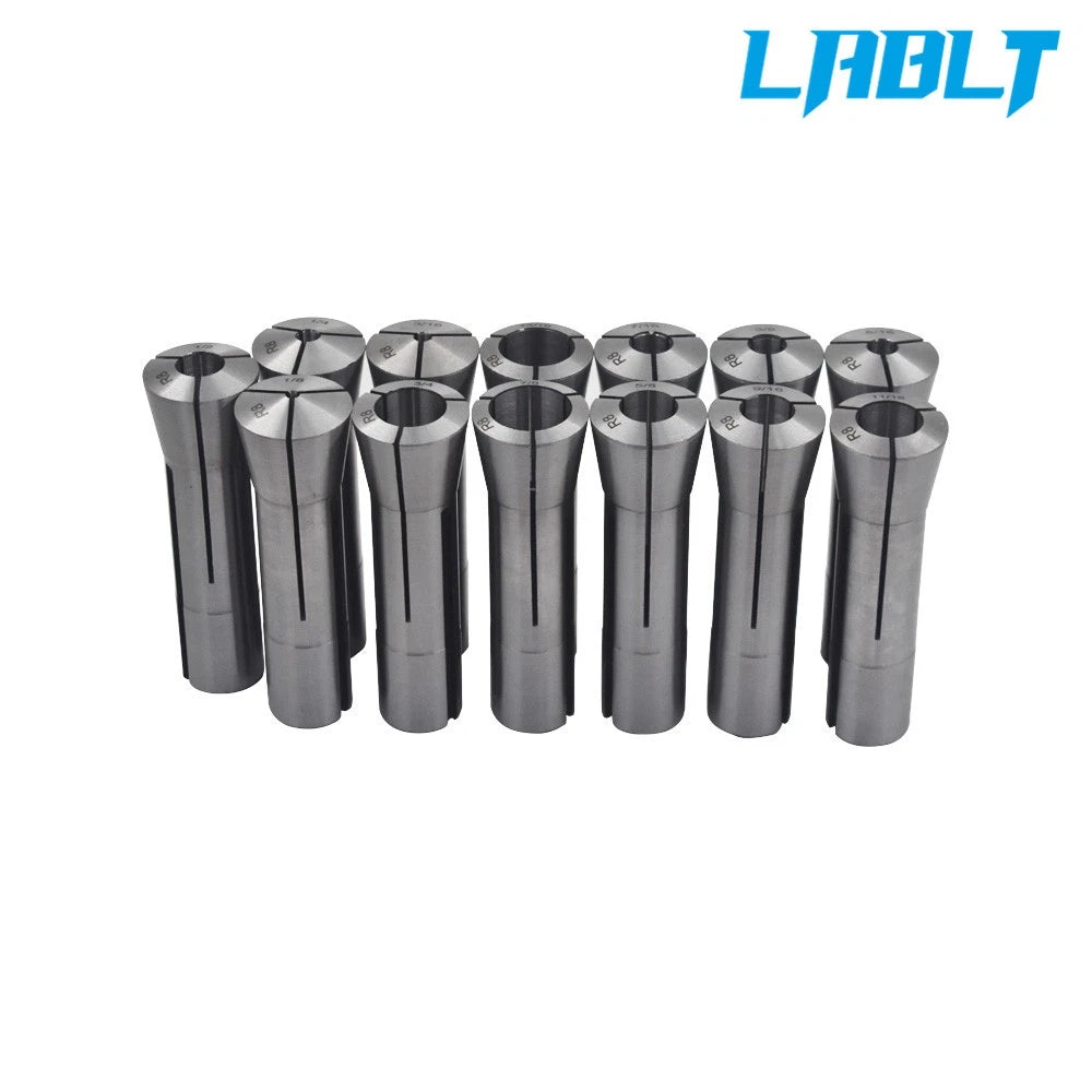 13Pc R8 Collet Set for Bridgeport (Precision 1/8-7/8")