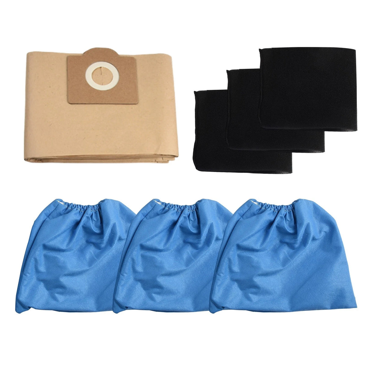 Set of 4 Vacuum Cleaner Dust Bag Filter Accessories Reduce Noise