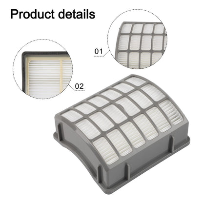 Enhanced Foam and Filter Set for Shark NV60 NV70 NV80 (Self Cleaning Brush)