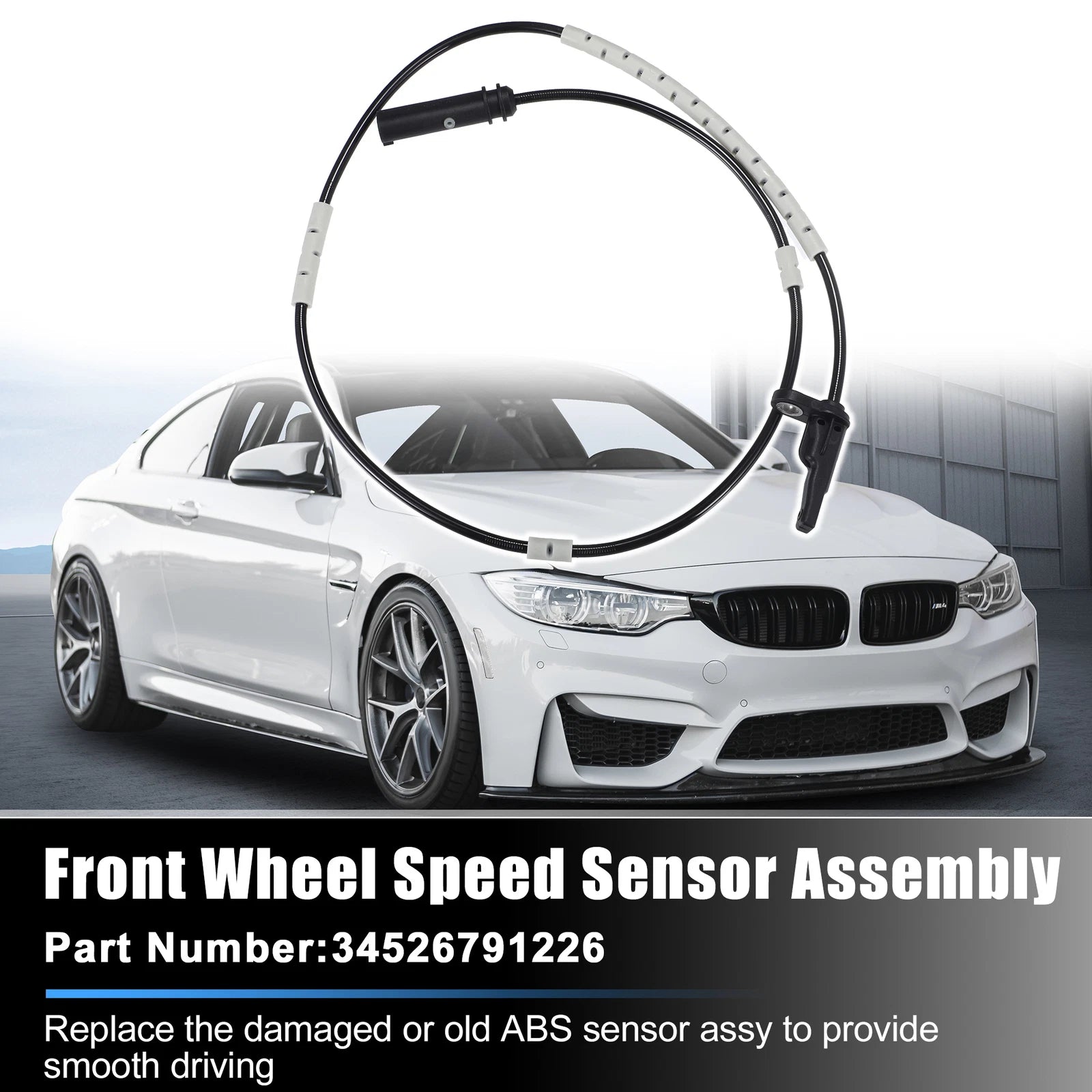 2pcs ABS Wheel Speed Sensor for BMW 340i (2017–2019)