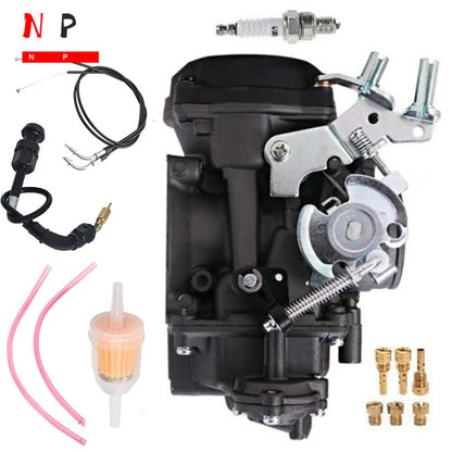 CV40 Carburetor & Choke Cable + 35'' Throttle Cable for Harley Davidson (1996)