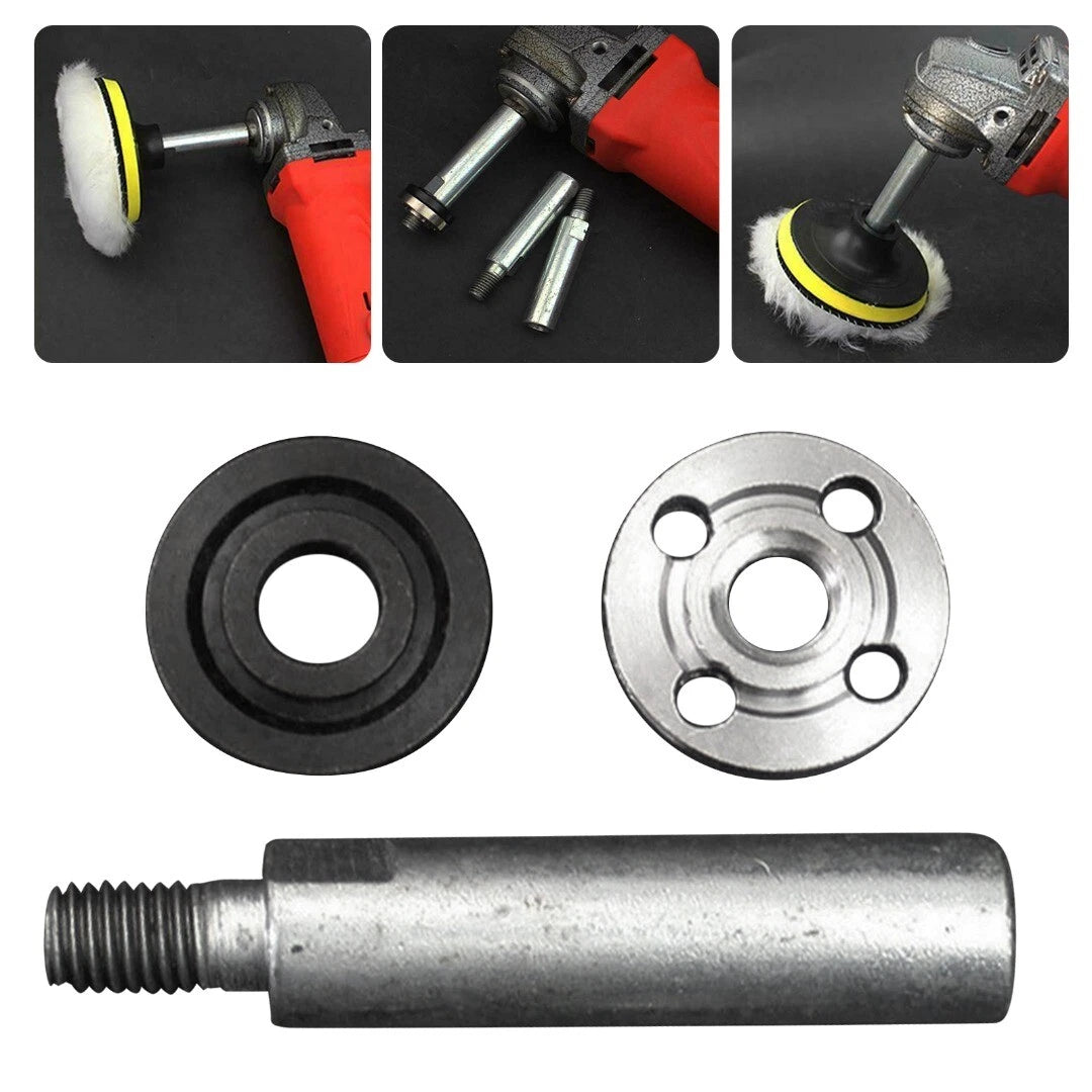 3X M10 Angle Grinder Extension Connecting Rod Adapter Polishing Accessory