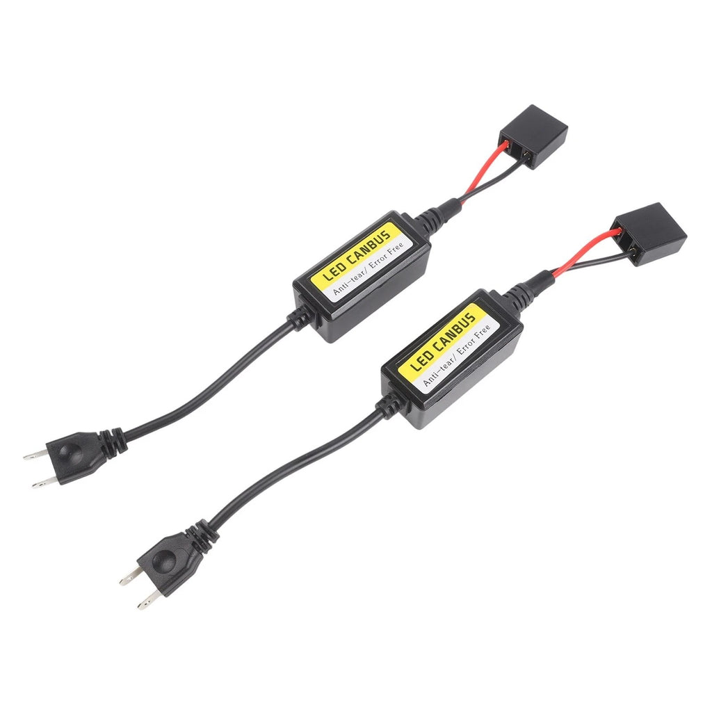 2X H7 LED Headlight Canbus Decoder Resistor Anti Flicker for