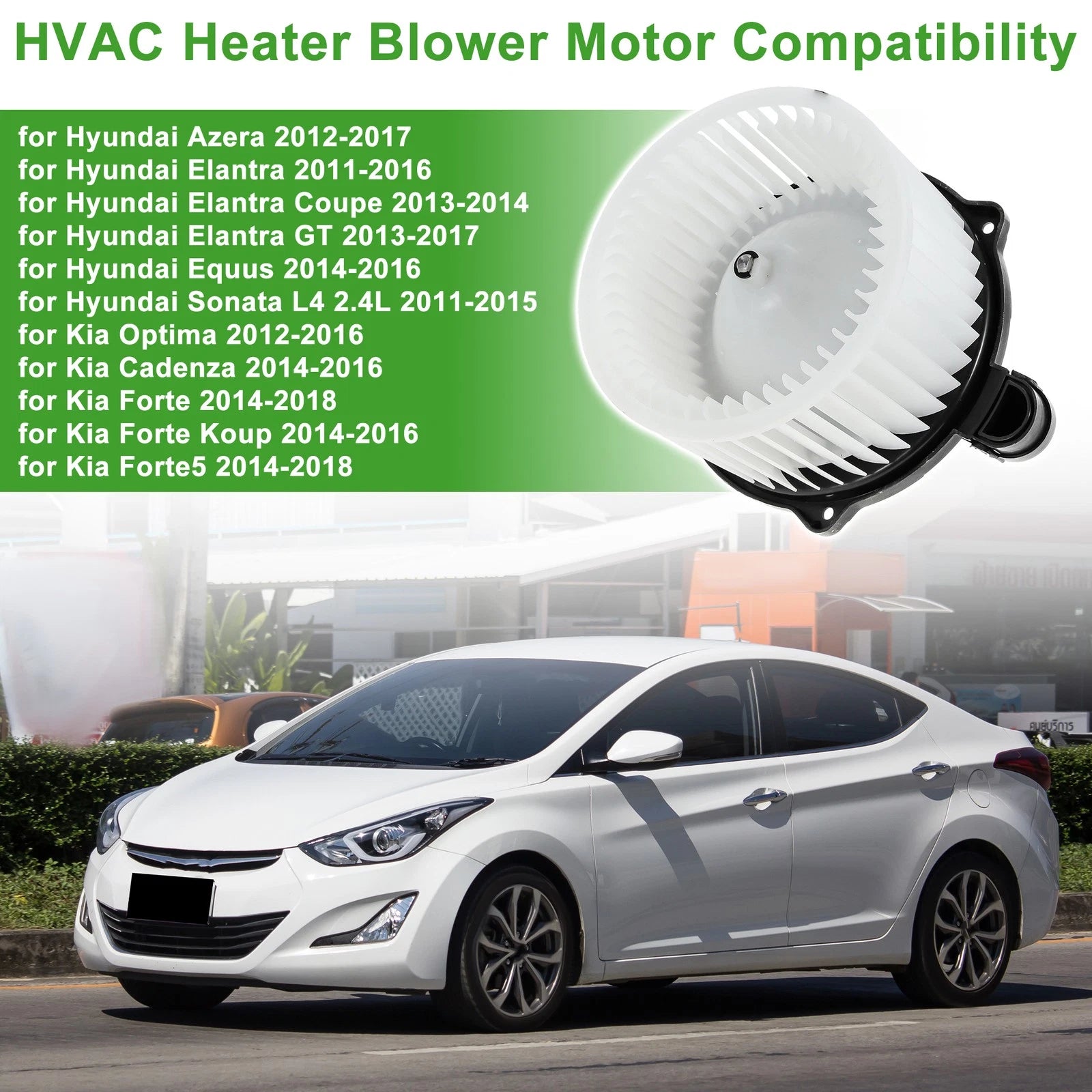 HVAC Blower Motor Assembly for Hyundai Azera (2012–2017) Replacement