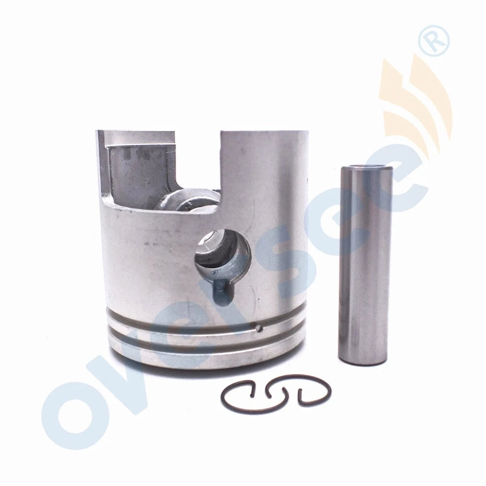 2Pcs Piston STD 350-00001 & Ring Set 350-00011 for Tohatsu Outboard (9.9-18HP)