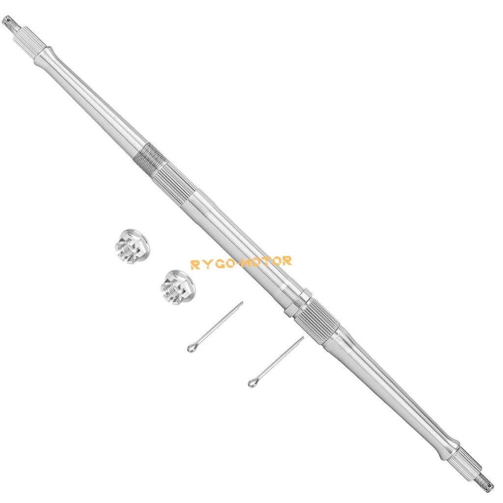 Rear Axle Shaft with Nut for Yamaha (2XJ-25381-00-00, 90171-14037-00)