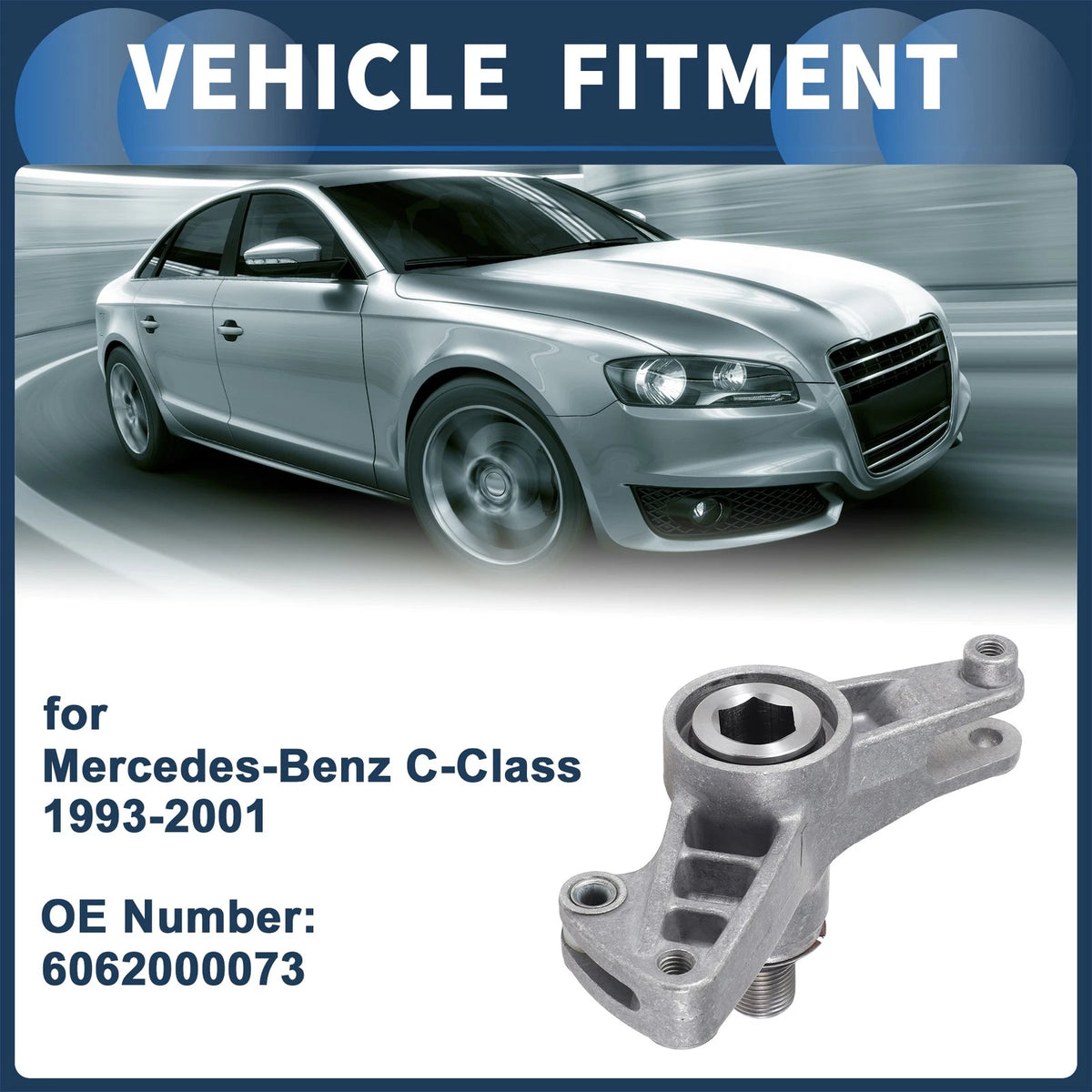 Belt Tensioner for Mercedes-Benz C-Class (1993–2001) Heavy Duty Metal