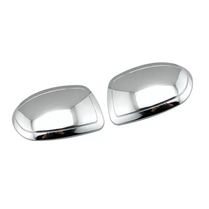 Chrome Overlay Mirror Covers for Chevy GMC Trucks (Weather Resistant)