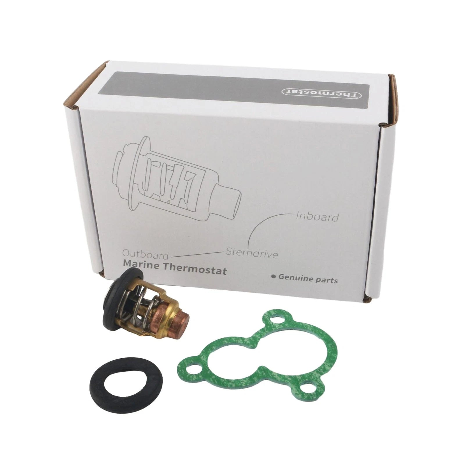 Thermostat with Gasket Kit for Yamaha 4 Stroke 2HP 2.5HP (1999–2023) 69M-12411-00/01
