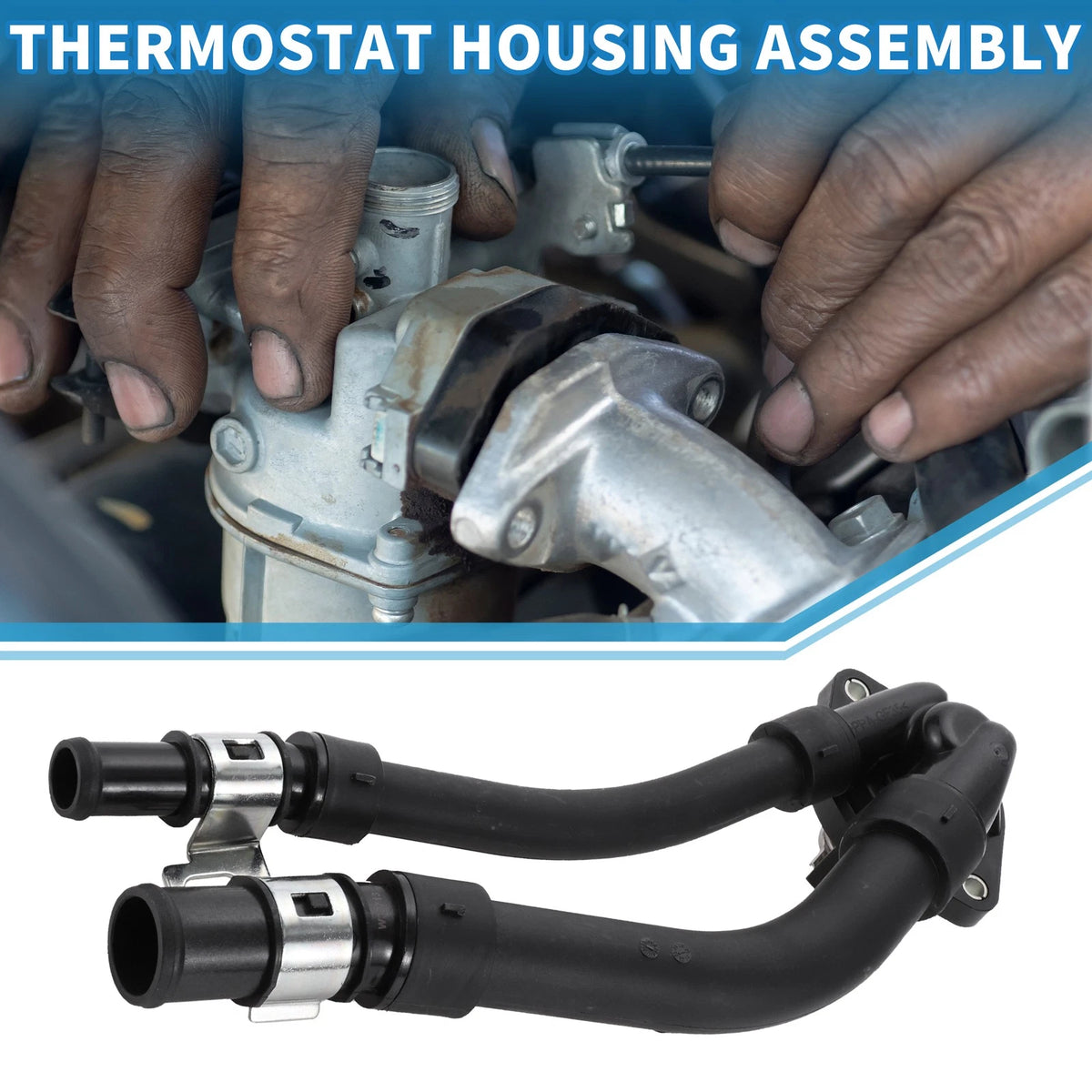 Engine Coolant Thermostat Housing Assembly for Mercedes Smart Fortwo (2008–2015)