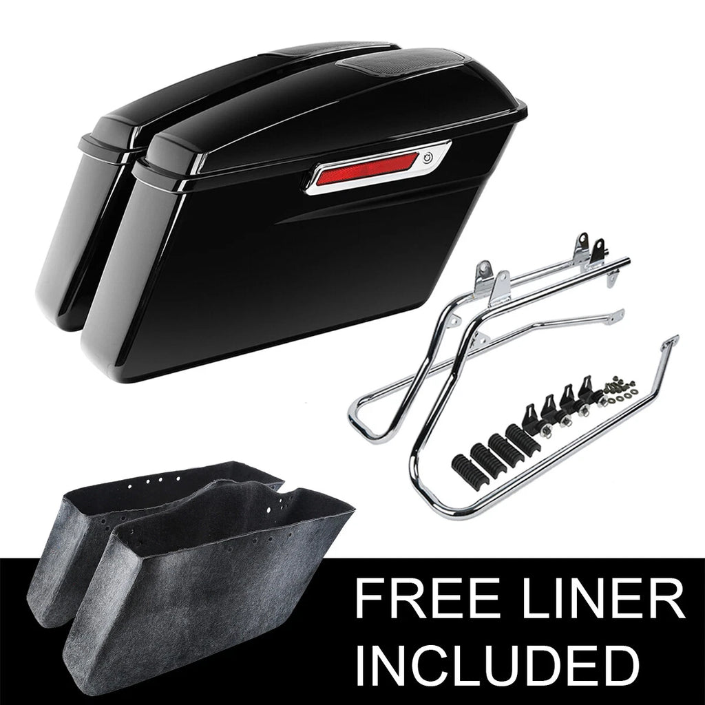 Saddlebag Speaker Lid Conversion Bracket for Harley Softail (1984–2013)