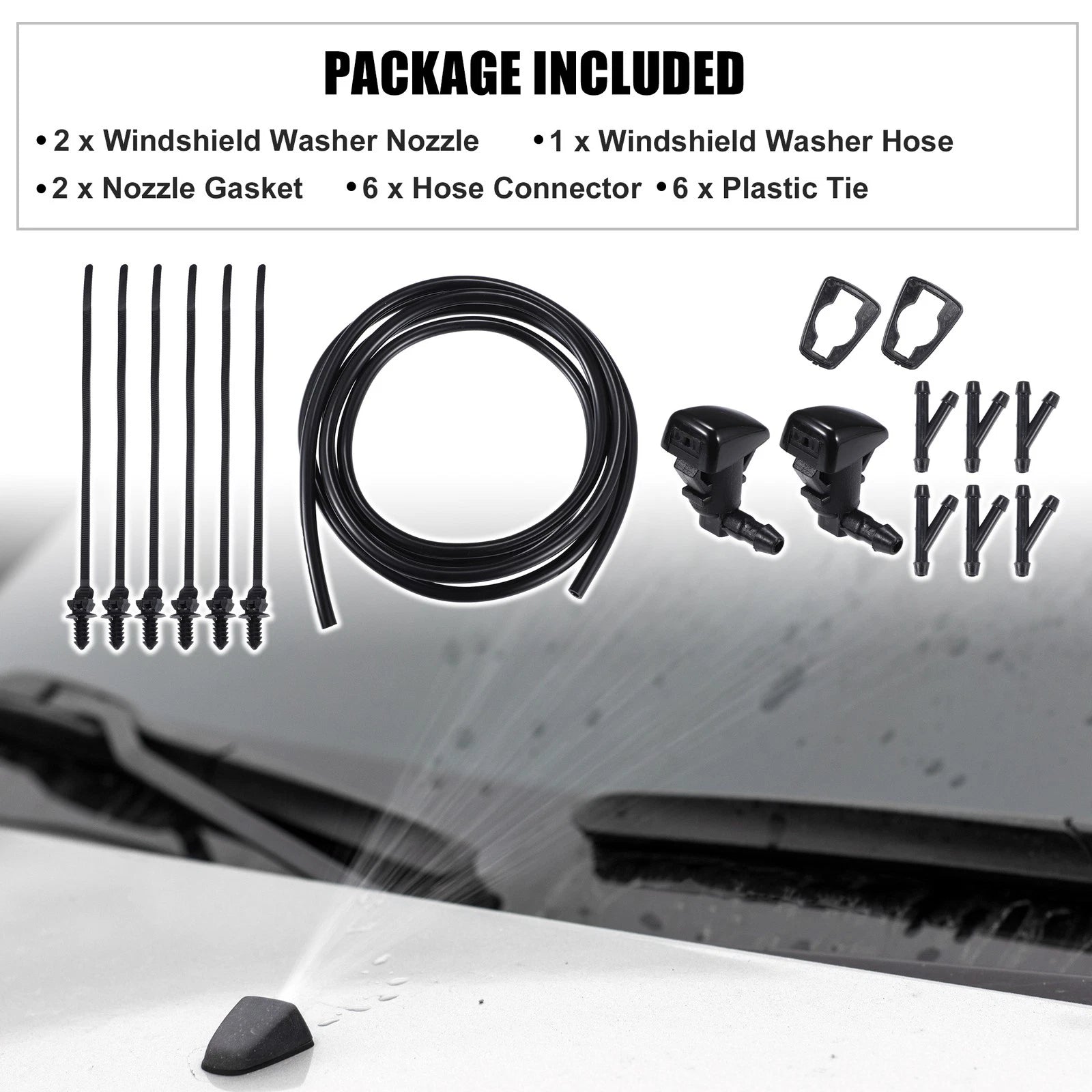 Windshield Washer Nozzle Replacement Spray for Chrysler 300 (2011–2020)