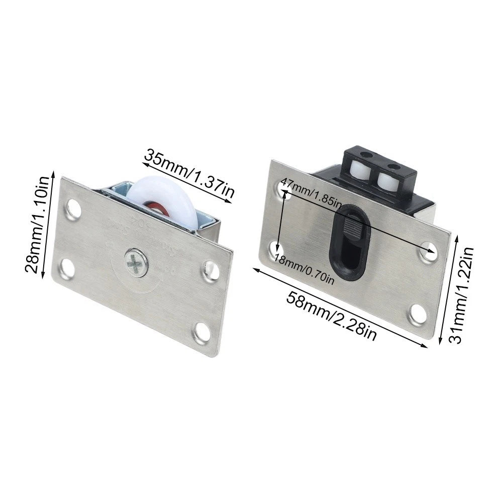 Sliding Door Rollers for Accessories Cupboard Furniture