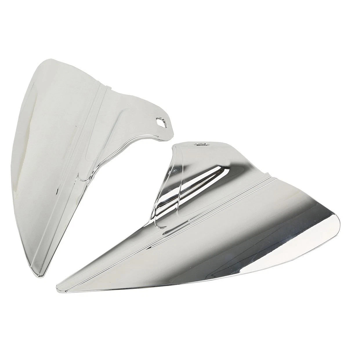 ABS Chrome Saddle Shield Heat Deflector for Harley Road King (2009–2023)