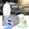 Dual USB Car Charger for Universal Use (2015–2023)