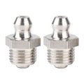 2X M101 Grease Nipple Straight Flat Head for Motorcycle Car