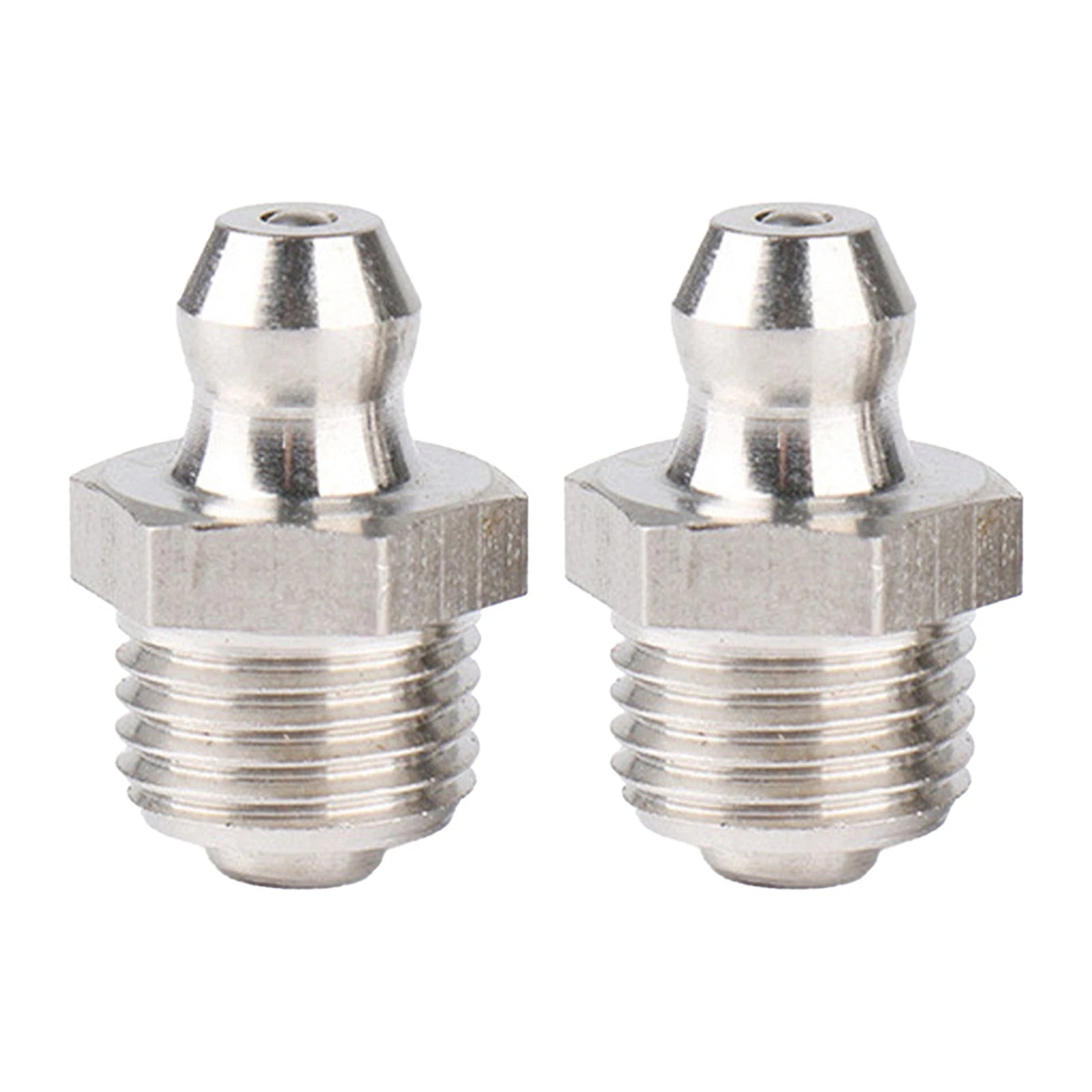 2X M101 Grease Nipple Straight Flat Head for Motorcycle Car