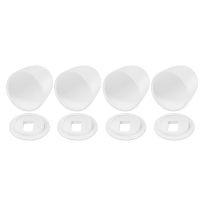 Toilet Bolt Caps for Universal Fit (No Cut Needed)