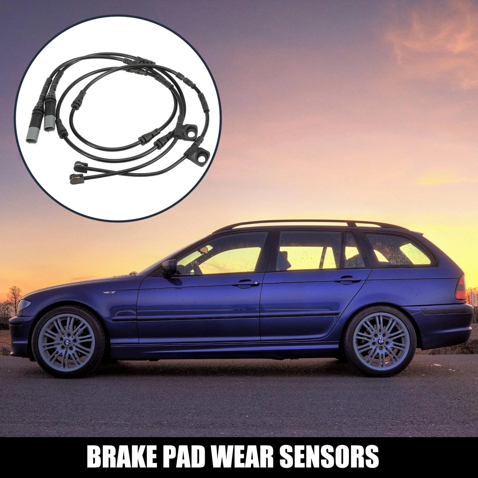 Front Brake Pad Set Electronic Wear Sensor for BMW X5 (2011–2016)