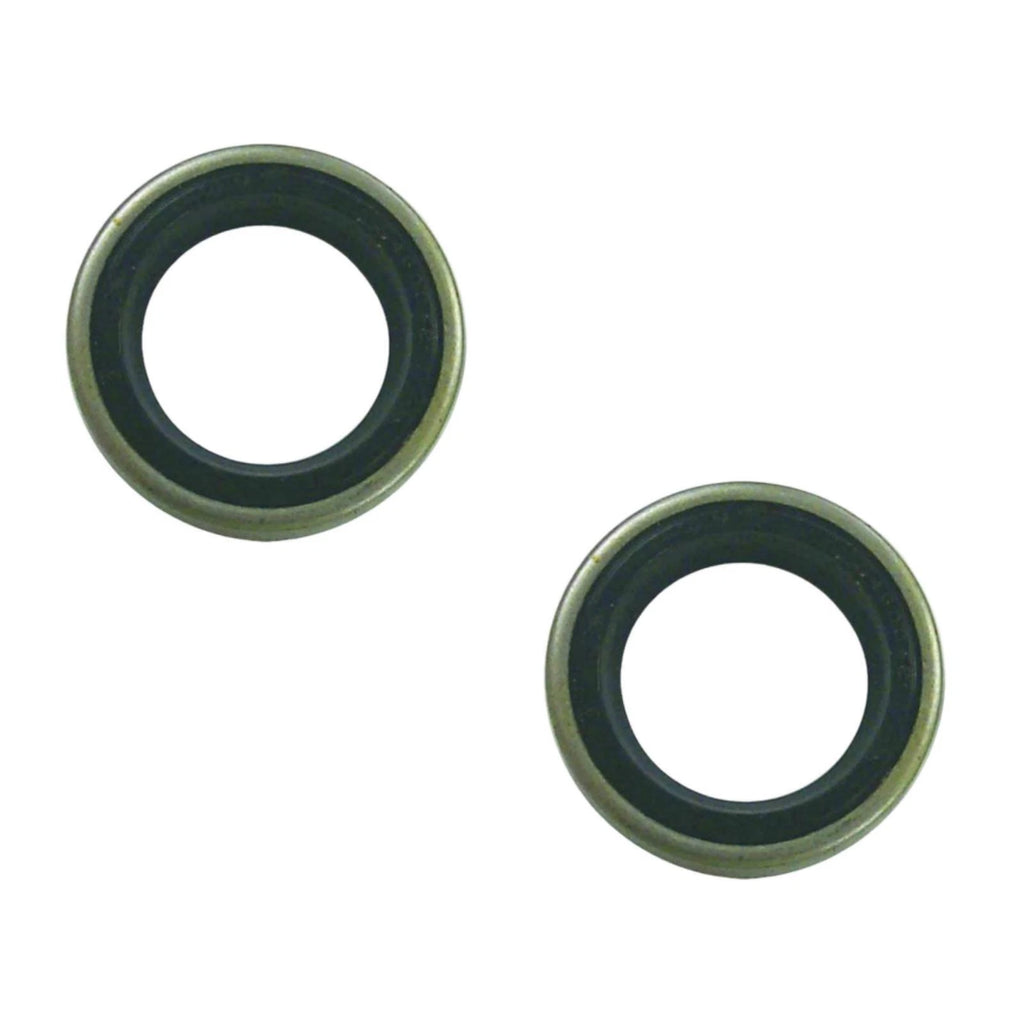 Set of 2 Lower Unit Oil Seals for Mercury Marine Mercruiser Outboard (26-94038, 26-30727)