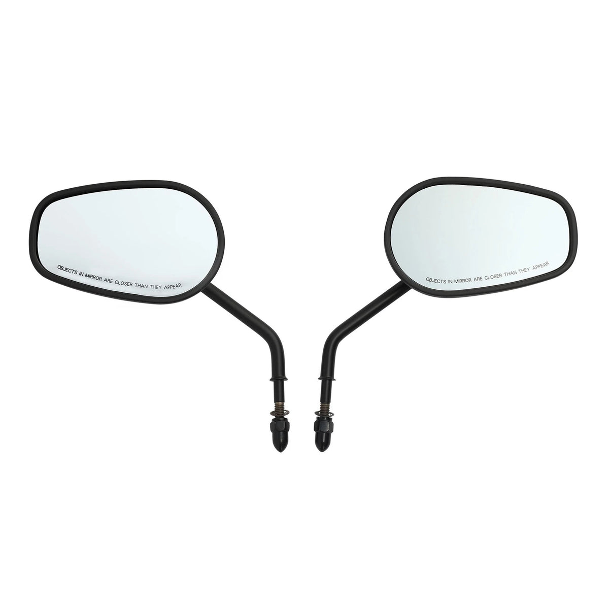 8mm Rearview Mirrors for Harley Touring Softail Street Road Glide (Universal)