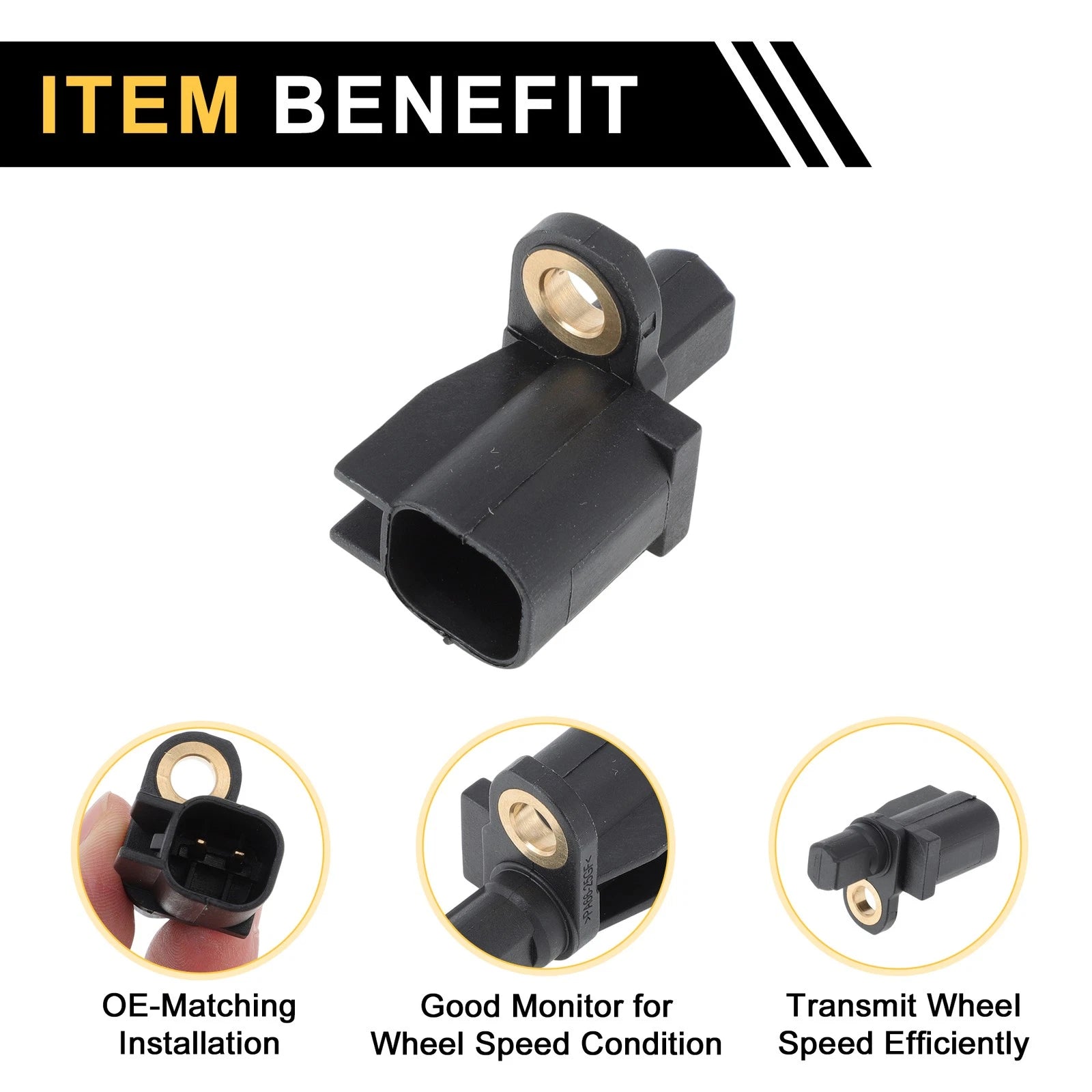 ABS Wheel Speed Sensor No.BP4K43711B for Mazda 3 (2004–2012)