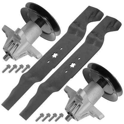 Mower Spindle Assembly with Blade for MTD Craftsman Z6600 54 Inch (2017–2019)