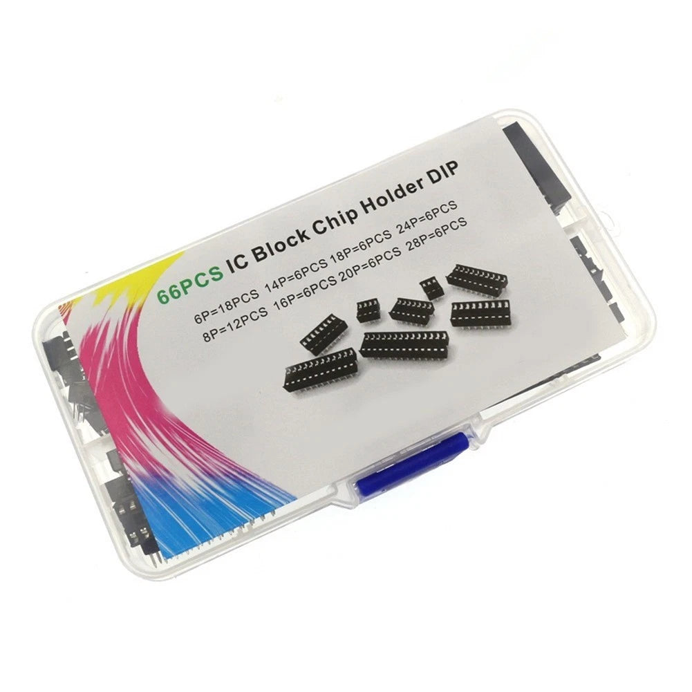 66PCS IC Chip Holder for Various Electronic Devices