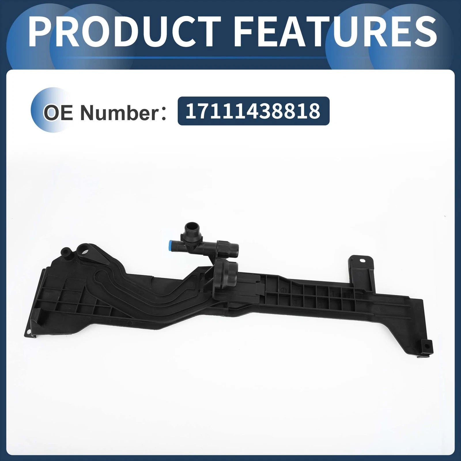Radiator Coolant Tank Mounting Plate Replacement for BMW X5 E53 (1999–2006)