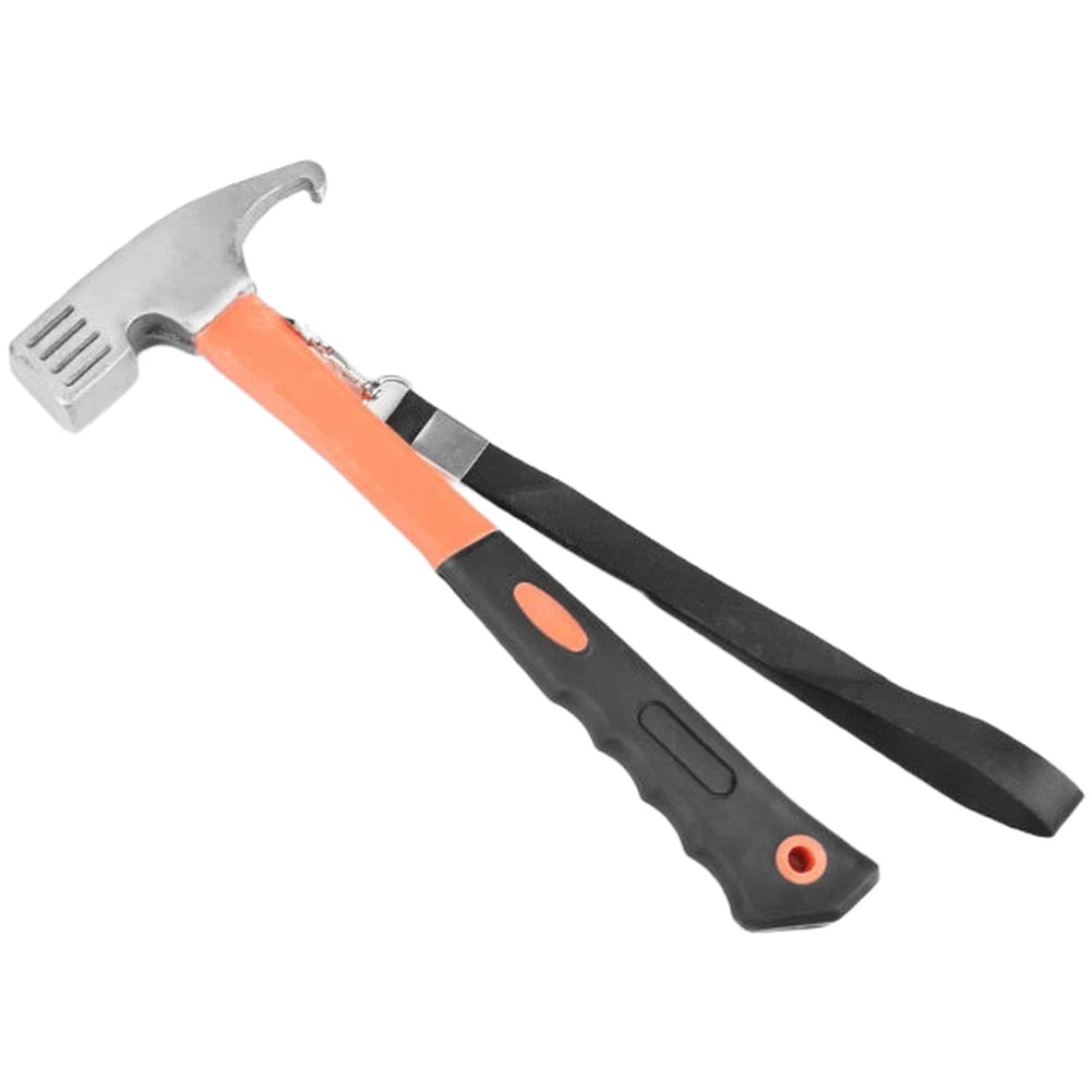 Outdoor Camping Hammer with Hook Head Nail Puller