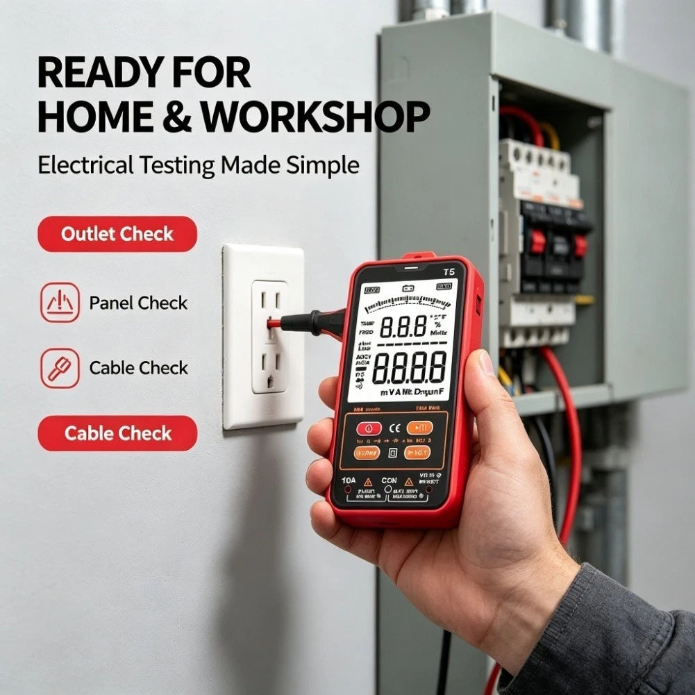 Digital Multimeter with Continuity Test and Diode Check for T5