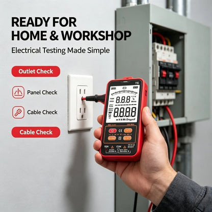 Digital Multimeter with Continuity Test and Diode Check for T5