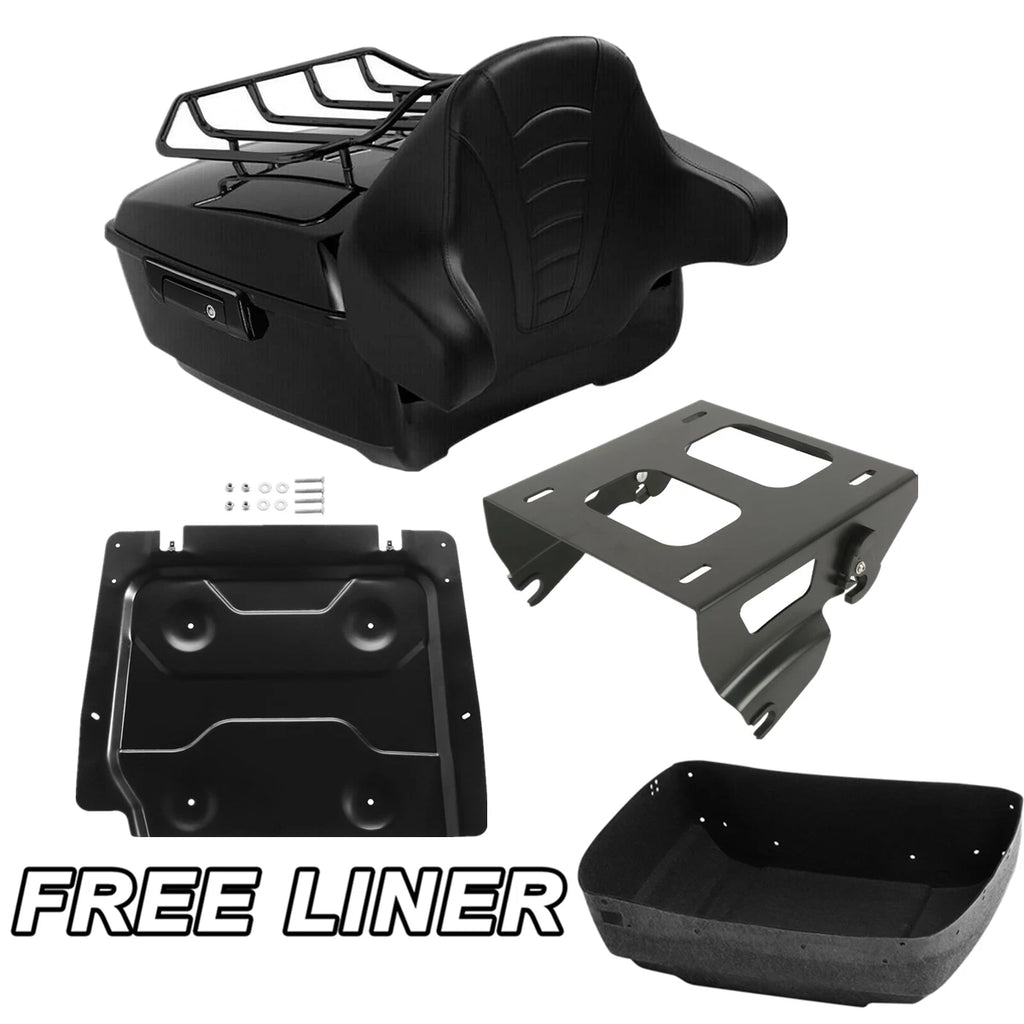 Trunk Solo Mount Rack Base Plate for Harley Touring Electra Glide (2014–2023)