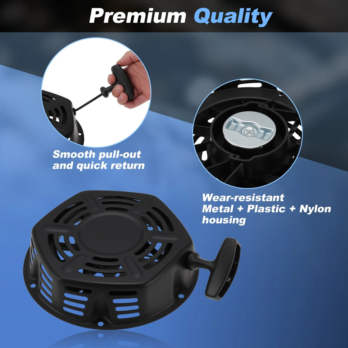 Recoil Rewind Starter Assembly for Champion 389cc/420cc/439cc (2010–2023) 4606100000