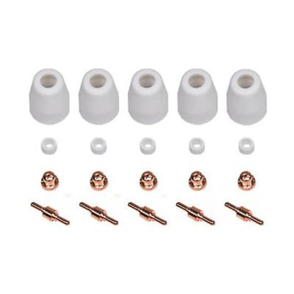PT31 Plasma Torch Maintenance Copper Electrodes Nozzle Replacement