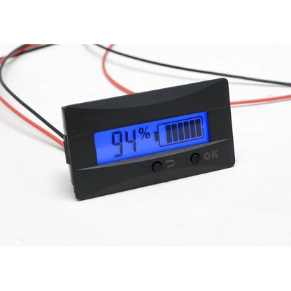 Battery Voltage Meter 12-84V Clip-on Quick Installation