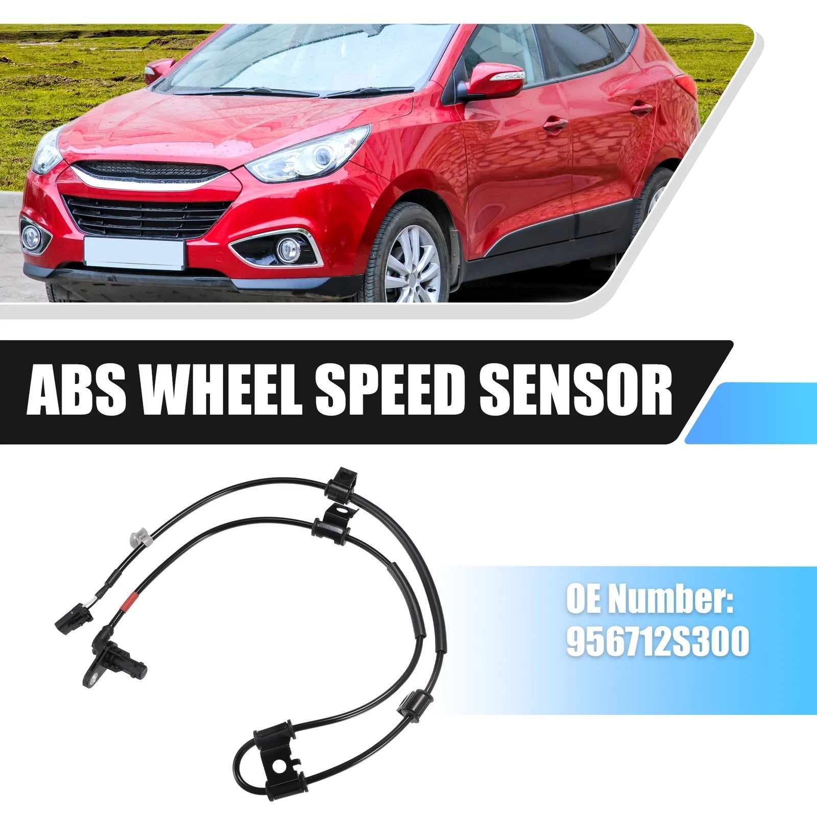 Front Right ABS Wheel Speed Sensor for Hyundai Ix35 (2009–2024) Replacement