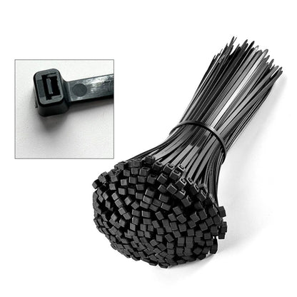 100 Self Locking Nylon Cable Zip Ties for Organizing Cables