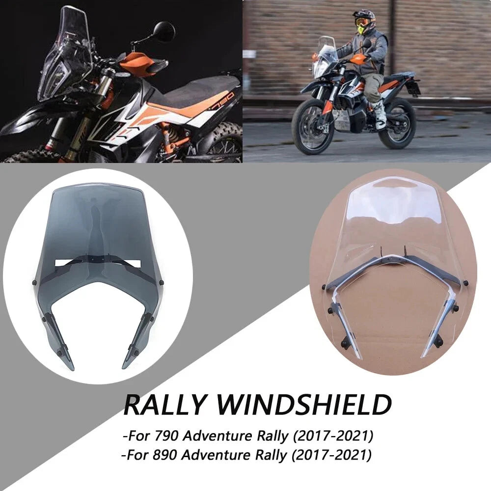Front Windshield Windscreen Deflector for KTM 390 790 890 ADV (2019–2023)