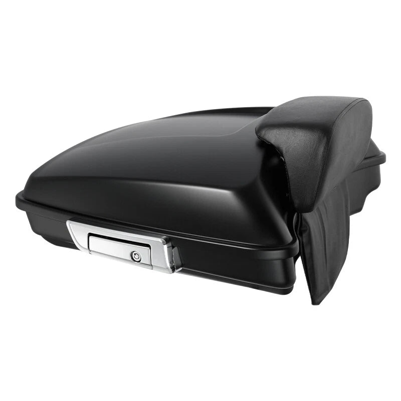 Razor Trunk Backrest Mount for Harley Fatboy (2008–2017) Matte Black