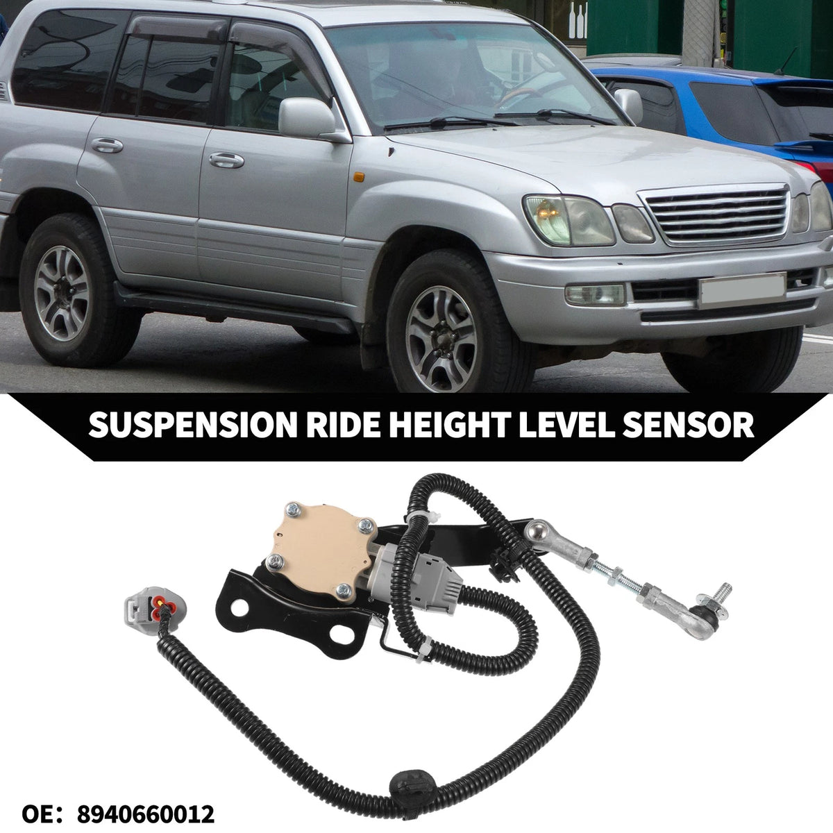 Suspension Ride Height Level Sensor Front Right Replacement for Lexus LX470 (1998–2007)