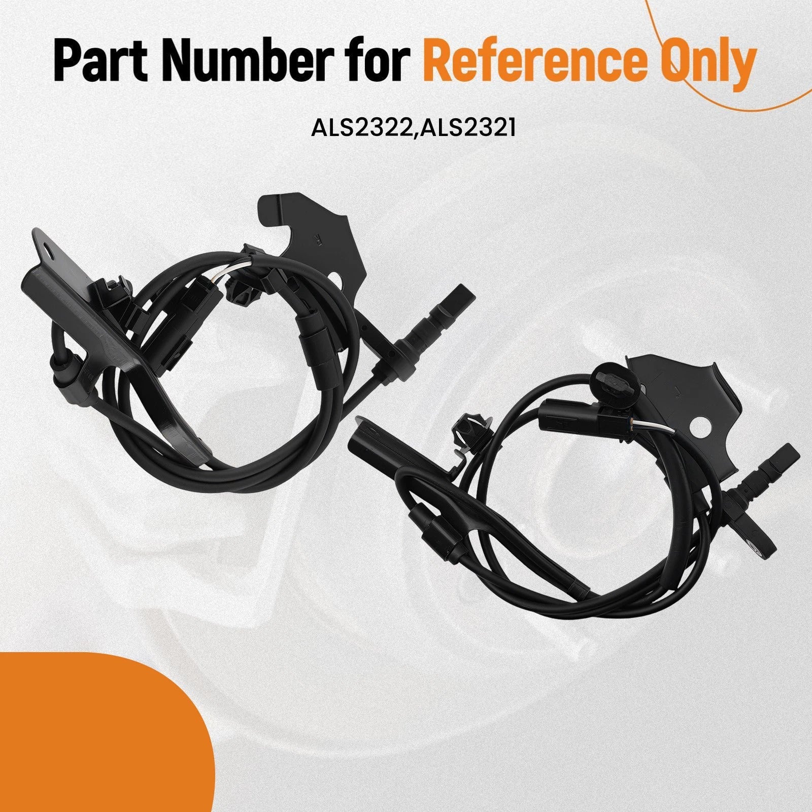 2PC ABS Speed Sensor for Toyota Prius CT200h (2010–2015) ALS2322