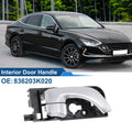 Rear Right Passenger Side Interior Door Handle Replacement for Hyundai Sonata (2015–2019)