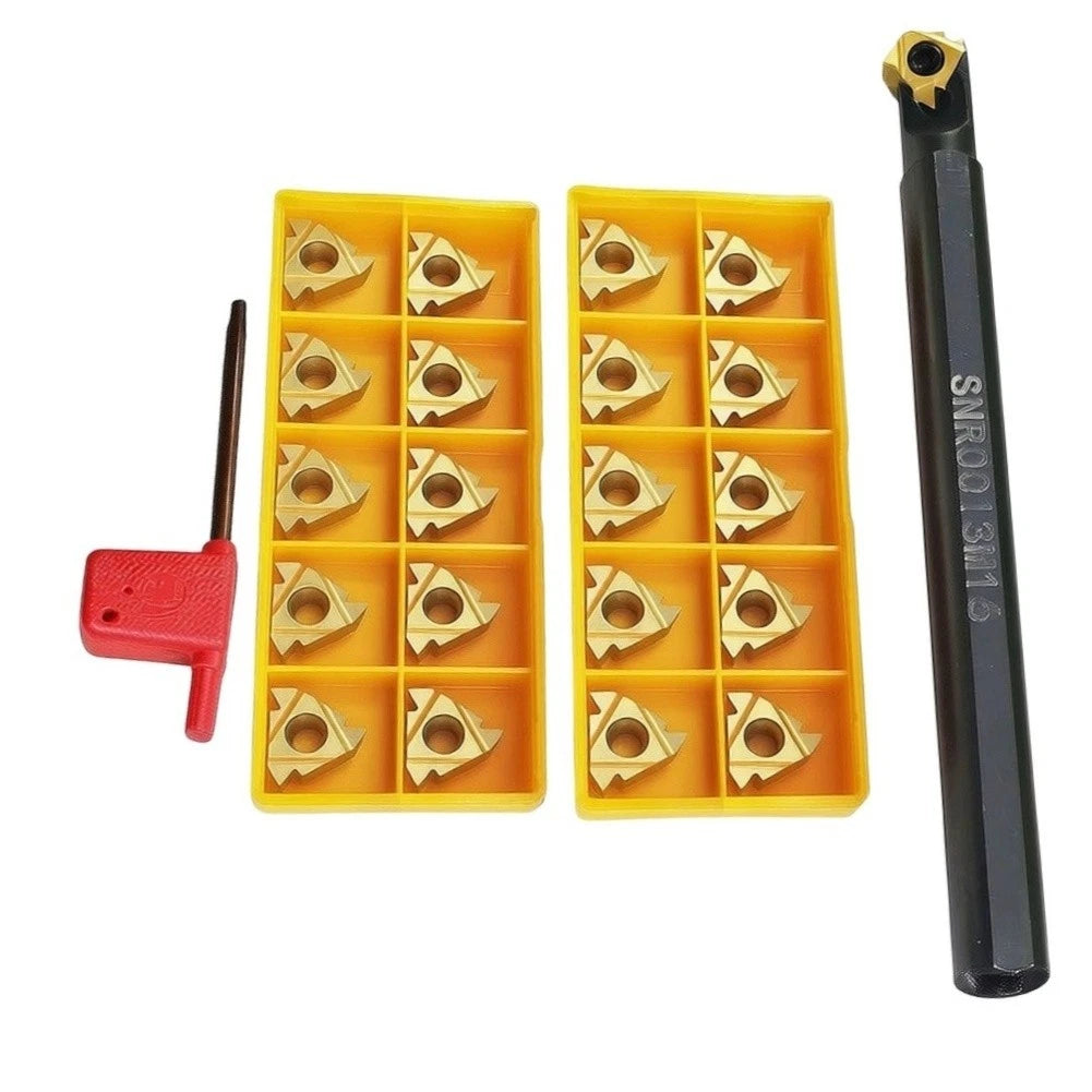 Precision Boring Bar and Insert Set for Internal Threading Applications