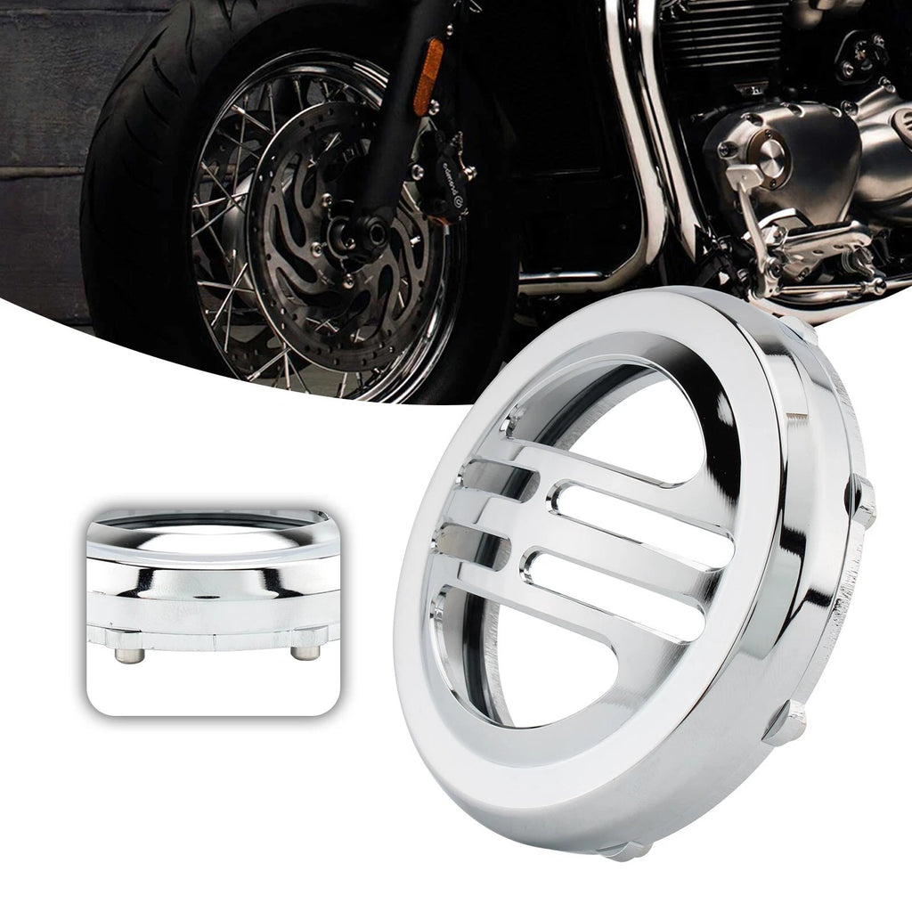 Horn Cover for Triumph Bobber T120 T100 Street Twin (Universal, Chrome)