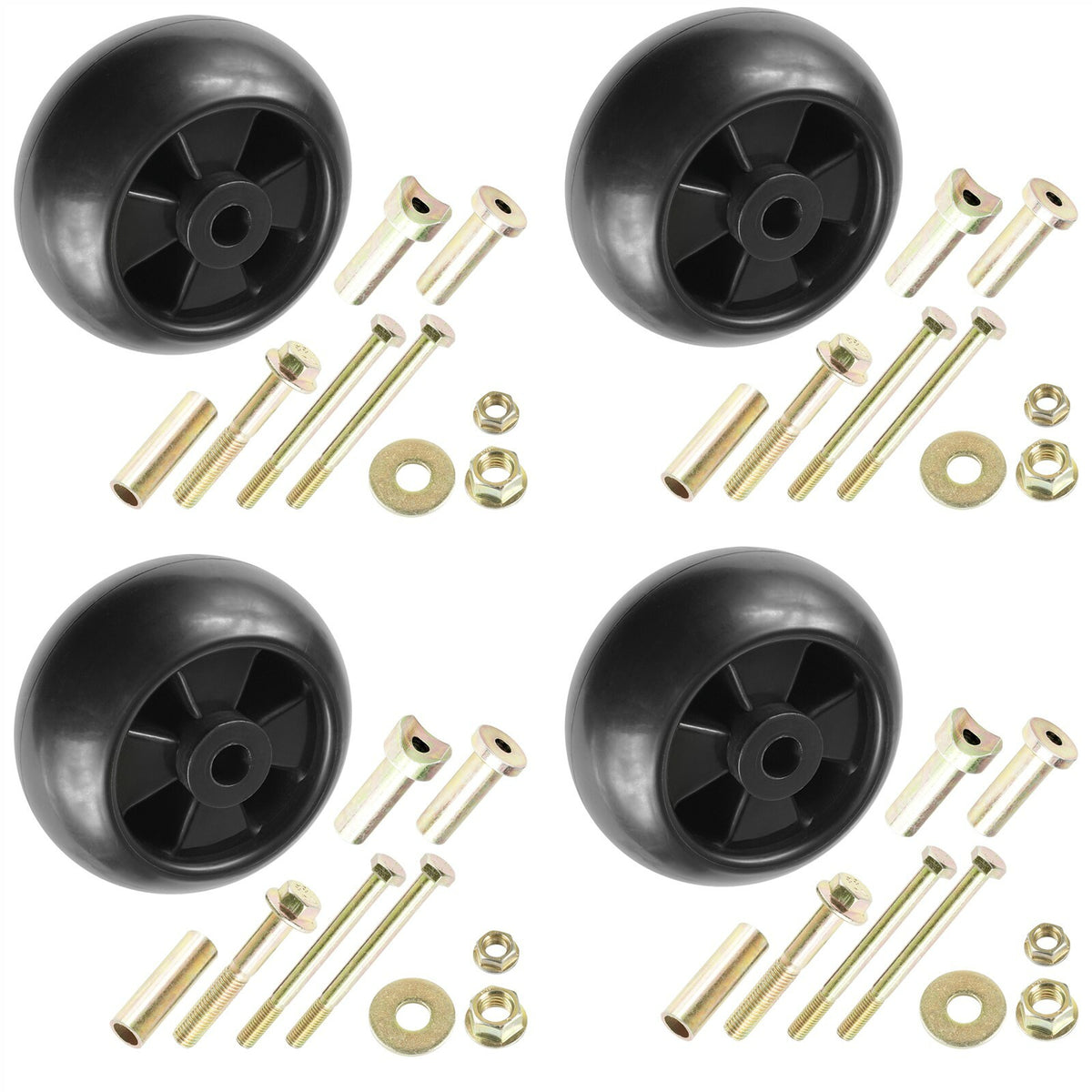 Deck Wheel Kit Replacement for John Deere M111489 M84690 (1998–2019)