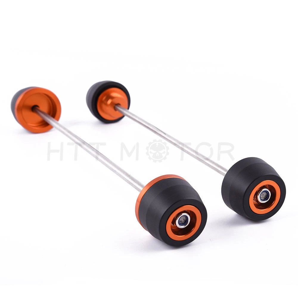 Front Rear Axle Wheel Fork Protector Sliders for KTM 1050 1290 (2015–2020)