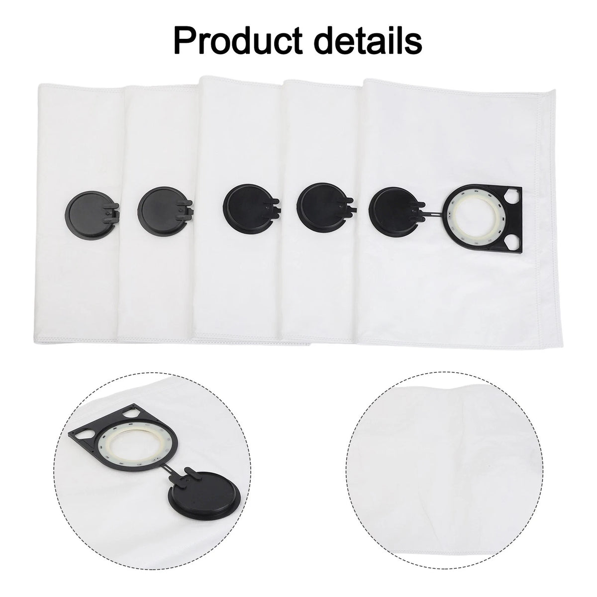 5X Vacuum Cleaner Dust Bags for Healthier Non-Woven Fabric Compatibility